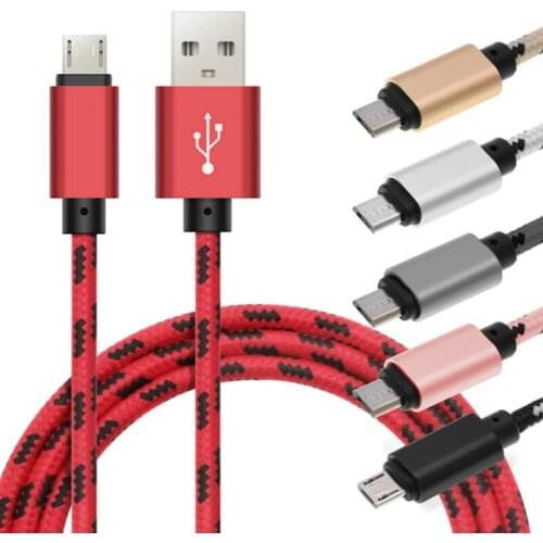 10pcs Micro USB Cable 1m 3ft Data Sync USB Charger Phone Cable For Samsung HTC Huawei Xiaomi Android Phone Fast Charging Cables