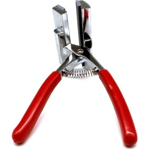 12cm Oil Painting Pliers Clamp with Red Handle Stretched Canvas Cloth Fabric Wide Jaw Stretch Tool for Advertising Print 1XCB