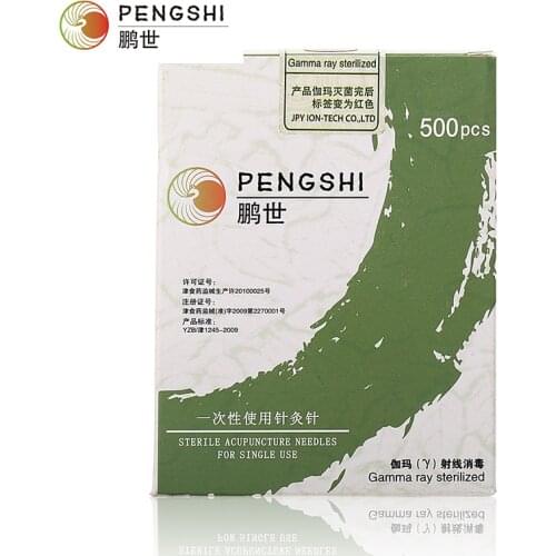 1500pcs 3 boxes Gamma ray sterilized pengshi aucpuncture needle quality massage tube needle 10 needle one tube SZ