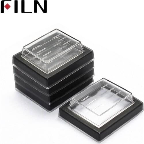 5 Pcs 25x32mm Mounting Hole Rectangle Clear Silicone Waterproof Protect Cover Rectangle Cap For KCD Rocker Switches