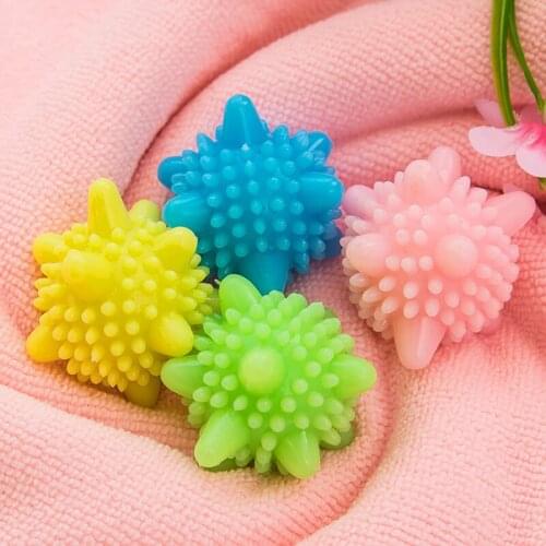 5 pcs/lot Cleaning Balls Colorful Magic Laundry Ball For Household Cleaning Washing Machine Clothe Softener Starfish Shape Solid