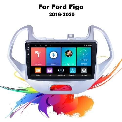 For Ford FIGO 2016-2020 9 inch 2 Din Car Multimedia Player Android Wifi GPS Navigation Car Radio AutoRadio wifi Bluetooth