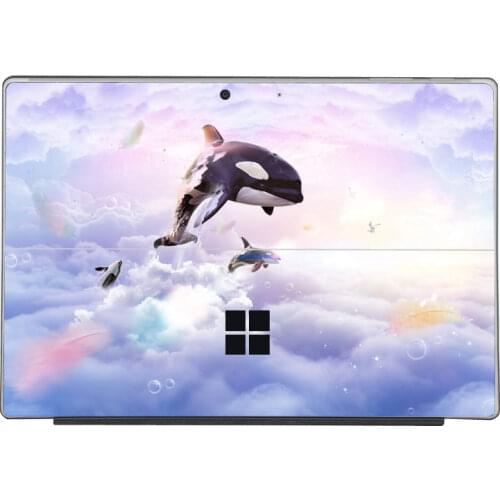 Cartoon Laptop Skin Stickers for Microsoft Surface Pro 4/5/6/7 Pro X Notebook Stickers for Surface Pro 3 Back Film