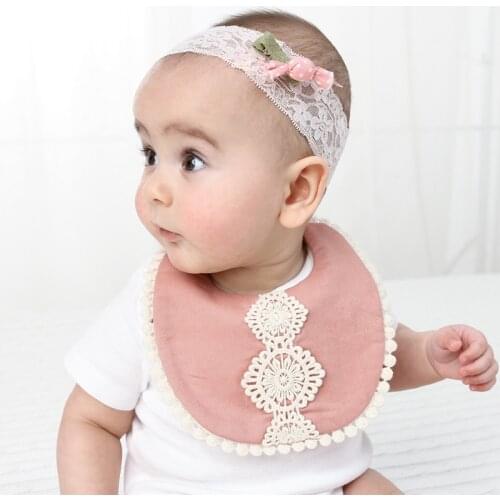 Infant Baby Girl Boy Bib Kid Toddler Dinner Feeding Tassel Double-deck Cotton Linen Burp Cloths Saliva towel 38 Kinds