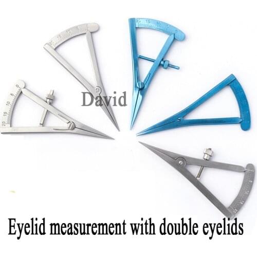 Double eyelid measuring device eye gauge orbital positioning measuring ruler compass beauty eye instrument compass
