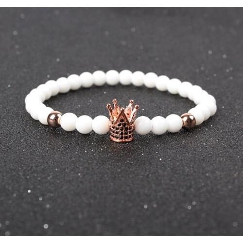Crown Bracelet Bead Bracelets For Women Pulseira Masculina Handmade Men Jewelry Bangles DIY Feminina Bileklik Dropshipping 2017
