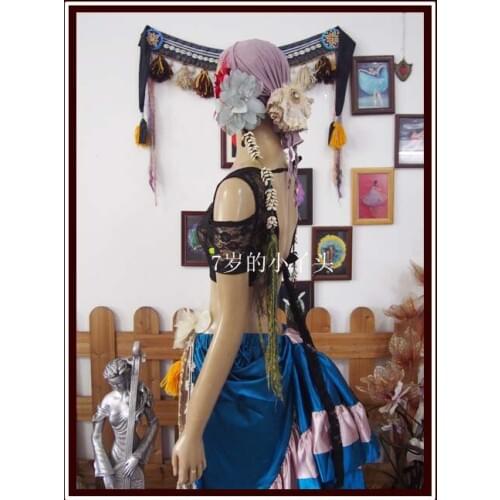 Lace Belly dance top Ats tribal belly dance top lace choli Drop short Sleeve top DQ56-74