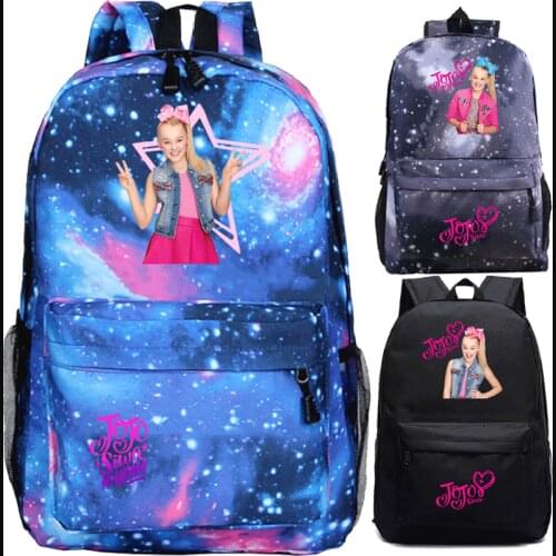 Jojo Siwa Cute Backpack Back to School Gift for Kids Children New Mochila for Students Boys Girls School Daily Bookbags