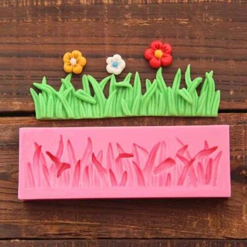 Grass Shaped Silicone Cake Mold Kitchen Baking Mold Sugar Craft Fondant Cake Tools Chocolate Mold Cake Decoration Mold