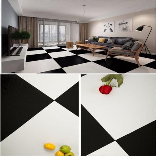 Nordic simulation tile floor bedroom living room background environmental protection self adhesive waterproof PVC Floor sticker