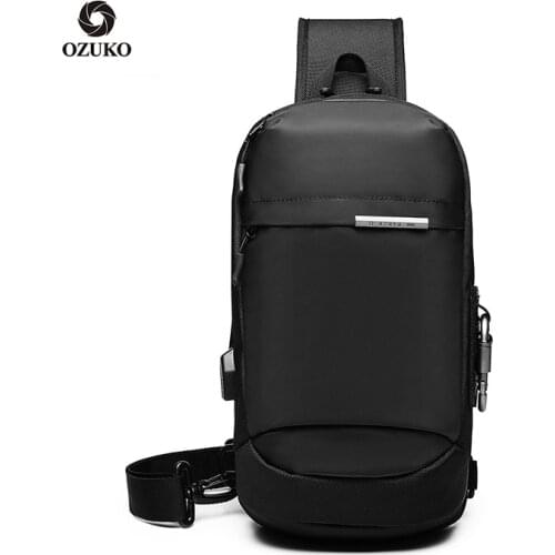 Men Travel Waterproof Leisure Anti-theft Chest Messenger Shoulder Crossbody Pack Sports Boys Running Outdoor Bags