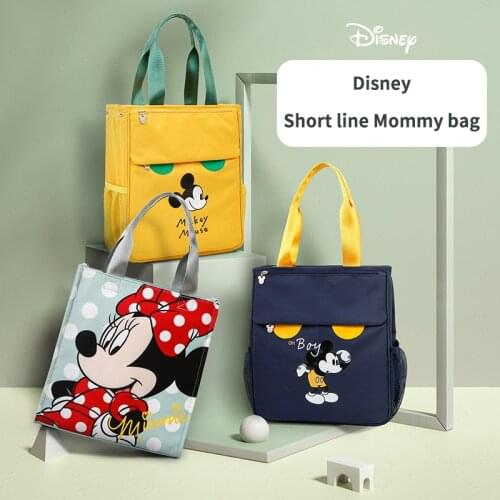 Disney Baby Diaper Bags Large Capacity Maternity Tote Bag Go Out Fashion Mommy Organizer Insulated Bags Waterproof Shopping Bags