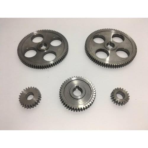 Free Shipping 5pcs/set CJ0618 machine tool gear Metal Gears Micro lathe gear Metal cutting gear