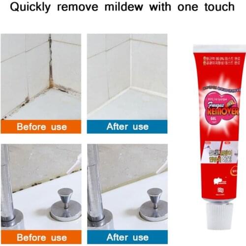 1pc Household Mildew Remover Cleaner Deep Down Clean Household Mold Remover Gel Mildew Remover Cleaner Caulk Bath Kitchen Tools