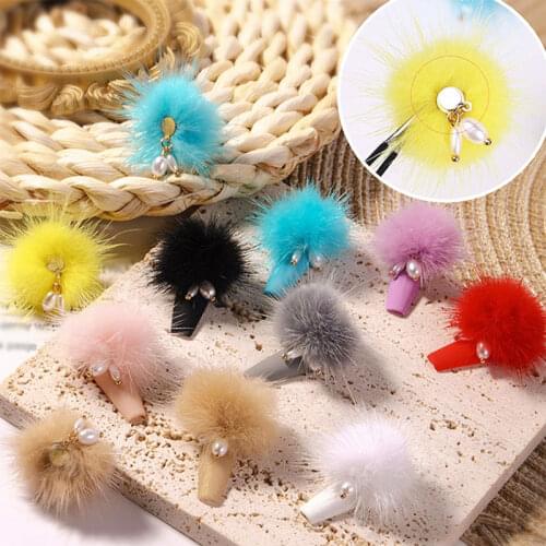 1pcs Magnetic Puffy Plush Nail Hairballs Detachable Jewelry 3D DIY Nail Art Decorations Furball Manicure Tools Accessories
