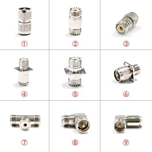1PC UHF Male PL259 SO239 Female Jack RF Coax Adapter Connector Straight Right Angle NEW wholesale