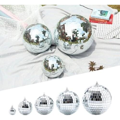 Bar Christmas Ball Decorative Pendant Mirror Ball Reflective Light Creative Home Party Wedding Decoration Holiday Props
