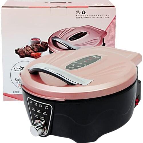 220V Household electric baking pan double-sided heating to deepen the electric baking pan electric frying pan to deepen the new