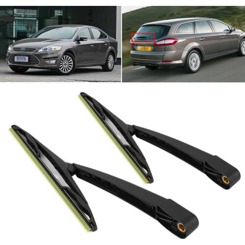 HLEST Car Rear Window Windshield Wiper Arm & Blade Complete Replacement Set for Ford Mondeo 07-16