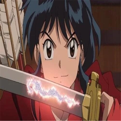 Cosplay Anime Yashahime: Princess Half-Demon Aiyana/Zhu Ye Wood Sword Prop Role Playing 102cm Wood Weapon Model Katana