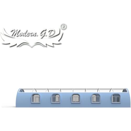 Dome House-building an eco greenhouse A and geodesic house （120 square meters