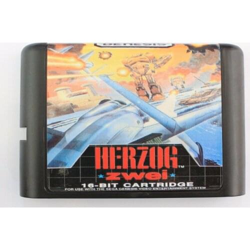 Hottest Herzog Zwei 16 bit MD Game Card For Sega Mega Drive For Genesis