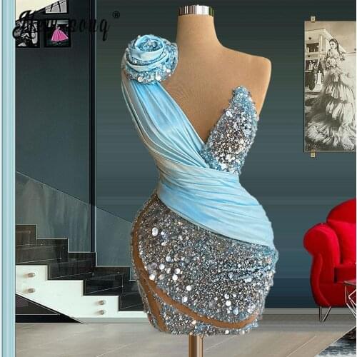 Lowime Womens One Shoulder Cocktail Dresses