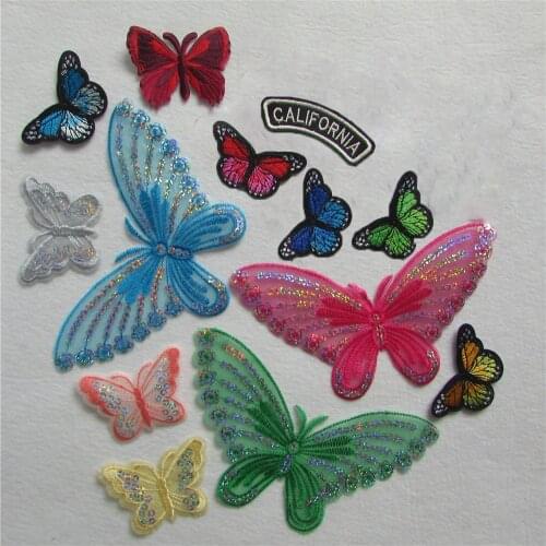 Fashion cartoon patterned hot sale hot melt adhesive applique embroidery patches stripes DIY clothing Accessory C5470-C5491