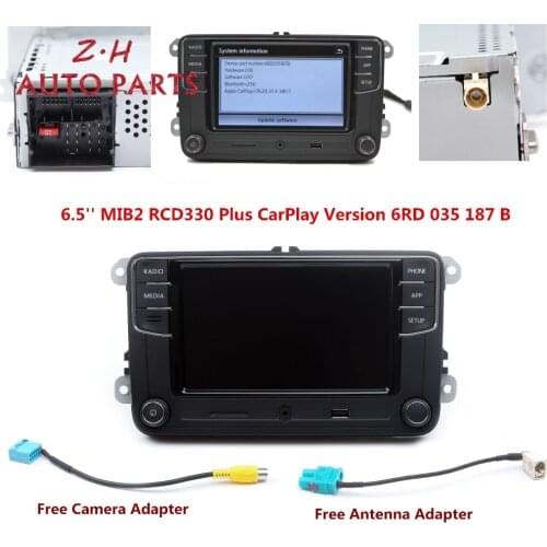 New RCD330G CarPlay RCD330 Plus CarPlay Car Radio For VW Passat B6 Tiguan Golf Jetta MK5 MK6 Skoda Octavia Seat 6RD 035 187B