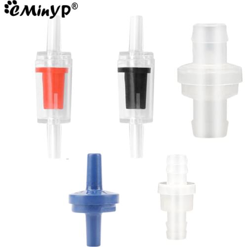 5Pcs Fish Tank Check Valves Aquarium Air Pump Accessories Plastic One Way Non-Return Check Valve 4mm/8mm/10mm