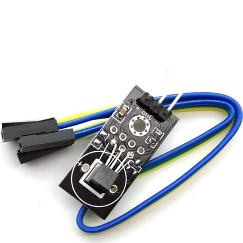 1Pcs DC 5V DS18B20 Single-bus Digital Temperature Sensor Module with Dupont Cable for Arduino Indoor Home Temperature Control