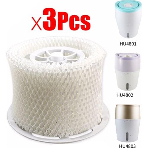 Top Sale 3Pcs Original Air Humidifier Filters Adsorb Bacteria And Scale For Philips HU4801 HU4802 HU4803 HU4811 HU4813 Humidifie