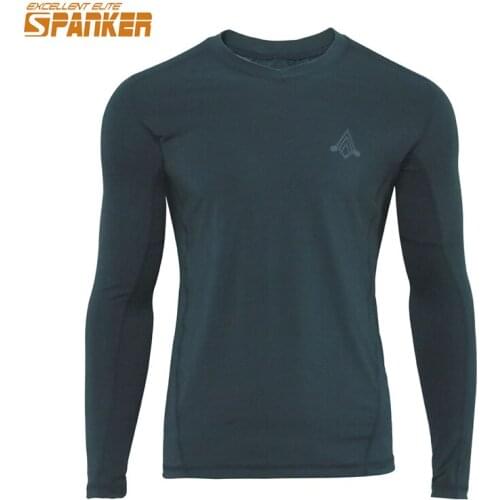 EXCELLENT ELITE SPANKER Sports Long-sleeved T-shirt Mens Quick-drying Thin Section Tactical Long-sleeved Spring and Summer