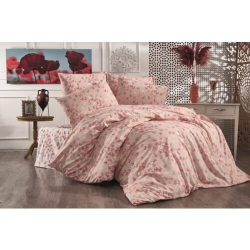 Duvet Cover World Ranforce Double Personality Duvet cover set Butterfly Powder