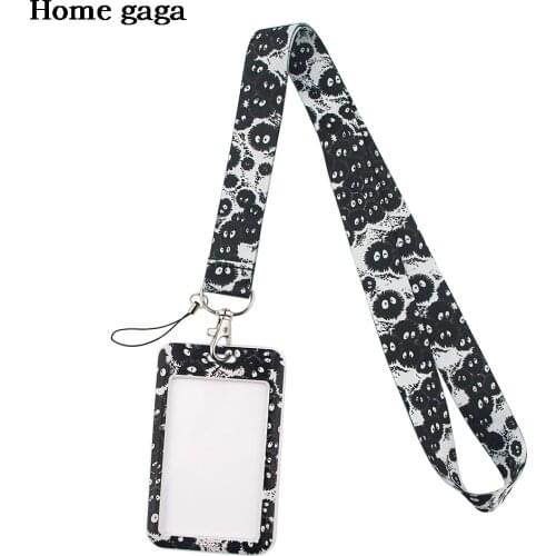 DB423 Homegaga Anime Lanyard for Key USB ID Card Badge Holder Cell Phone Straps Webbing Necklace Keychain