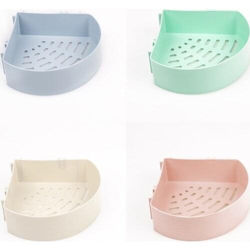Adhesive Storage Rack Bathroom Kitchen Corner Storage Organizer Home Accessories Multicolors