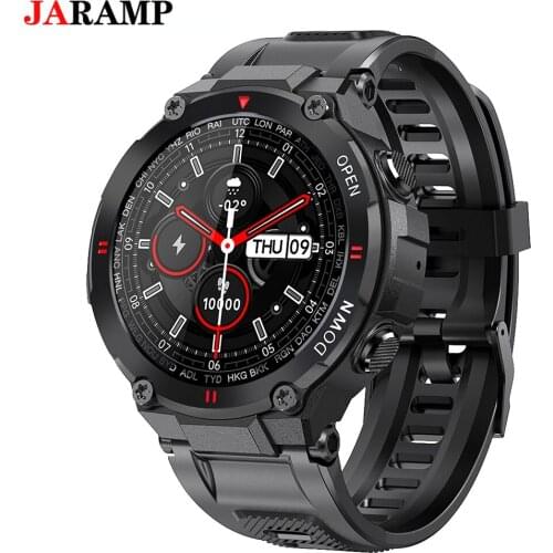 JARAMP 2021 Smart Watch Men Sport Fitness Bluetooth Call Multifunction Music Control Alarm Clock Reminder Smartwatch For Phone