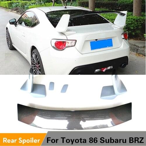Rear Trunk Spoiler Boot Lip Wing Spoiler For Toyota 86 Subaru BRZ 2013 - 2020 Carbon Fiber