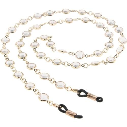 Travel Home Lightweight Eyeglass Strap Eye Glasses Sunglasses Straps Holder Necklace Chain Cord String for Women Lady