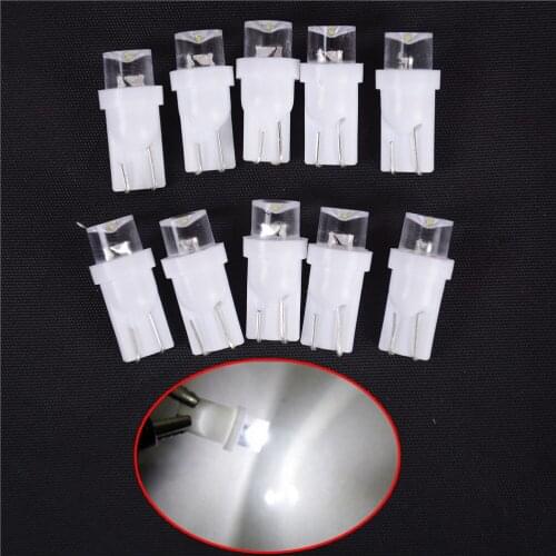 10pcs DC 12V T10 Car White LED 194 168 SMD W5W Wedge Side Light Bulbs Car External Clearance Lights Wedge Side Bulbs