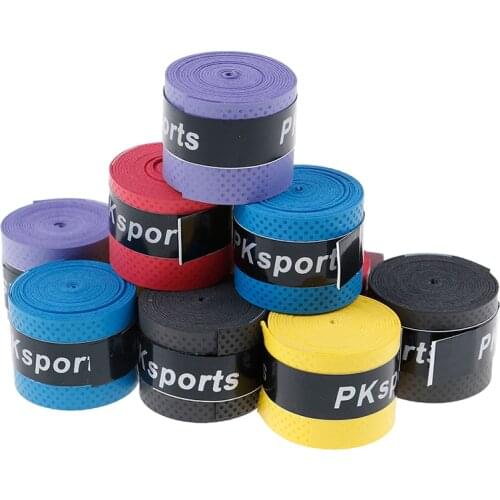 10Pcs/lot Anti-slip Sport Fishing Rods Over Grip Sweat band Griffband Tennis Overgrips Tape Badminton Racket Grips Sweatband