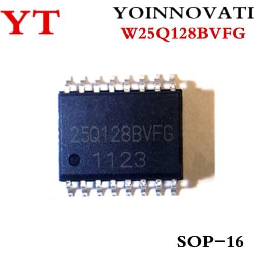 10pcs/lots W25Q128BVFG W25Q128BVFIG W25Q128 SOP-16