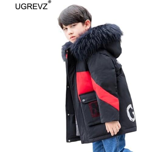 -30 Degrees 2020 Winter Boys Down Jacket Children Outerwear Parka Thicken Teenage Clothes Warm Boy Snowsuit Coat Kids Clothes 12