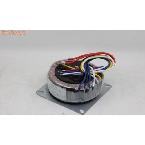 Dual AC28V Dual AC12V Pure Copper Fever Toroidal Transformer 200W Ring Cow Amplifier DIY Amp Adapter 110V 220V