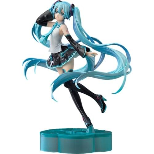 Original Cartoon Anime Figures Miku V4C 1/8 PVC Character Action Figures Girls Model Decration Colletible Kids Toys