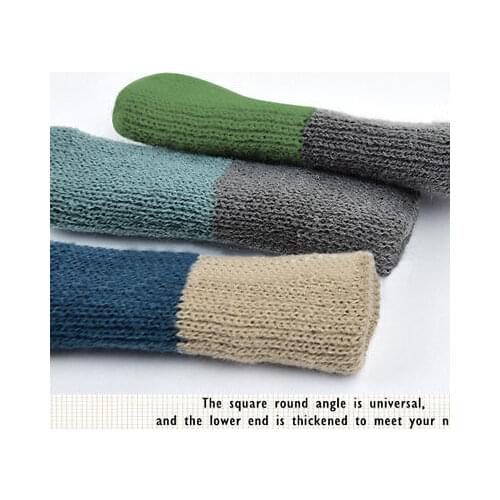 Furniture Chair Table Leg Cotton Sock Leg Tip Pad Cover Flower Wool Knit Floor Foot Protector