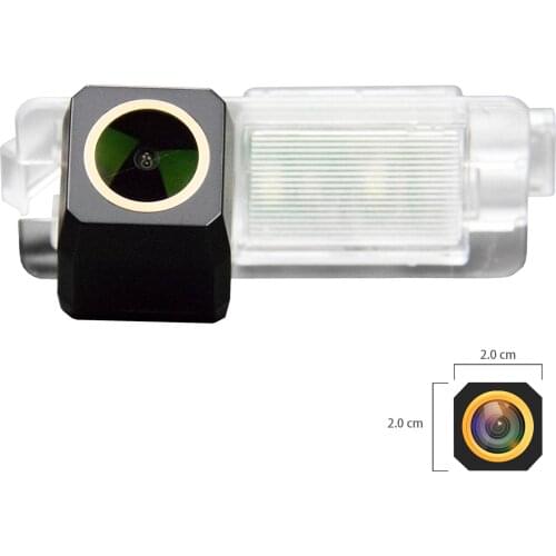 Misayaee Golden HD Car Rear View Reverse Camera Plate Light for Skoda Superb Skoda Yeti 2013