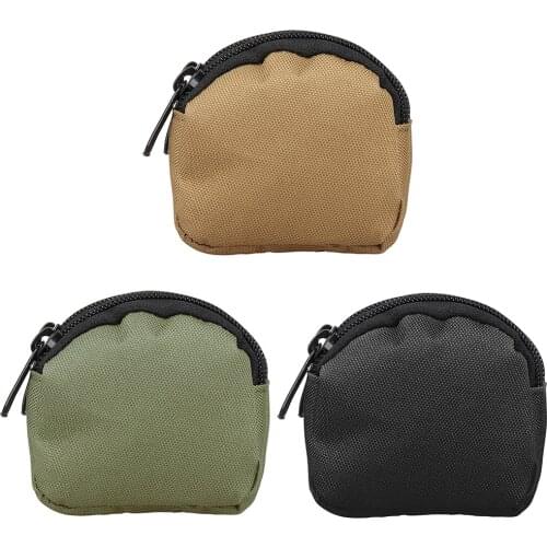 Outdoor Molle Pouch Wallet Camping Zipper Waist Bag Key Coin Small Purse Organizer Waterproof Portable Travel Hunting Bag
