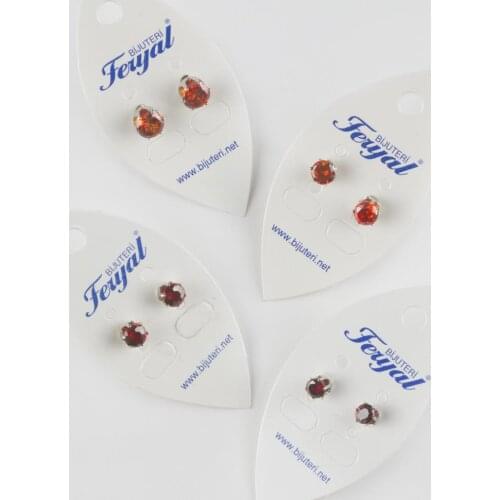 Zircon Engagement Earrings