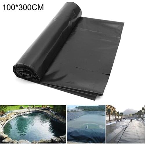 Pond Skins Koi Ponds Waterproof Liner Cloth Landscaping Rubber Black Fountains 1.5x3.0M New Garden Pads